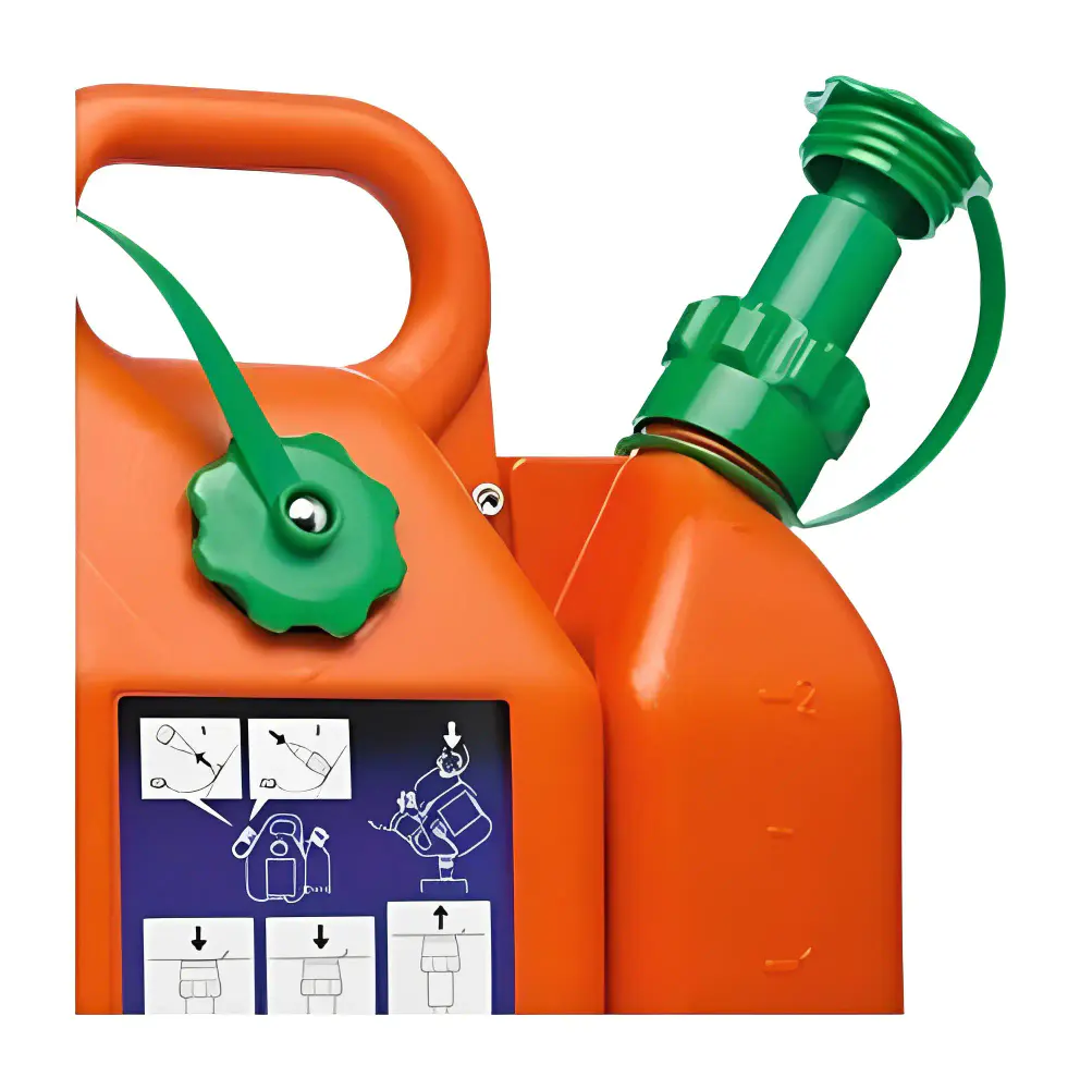 Bidão combinado 6 litros gasolina e 2,5 litros óleo Husqvarna — fotografia 3