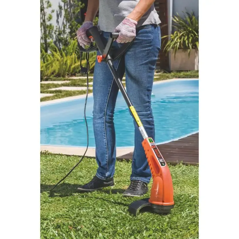 Aparador de grama elétrico 1500W AP1500T Tramontina + sacho 110 V — fotografia 5