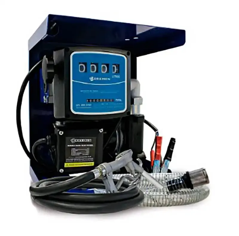 Bomba Elétrica 12V Abastecimento Óleo Diesel 56L/min 4691 c/ Bico e Mangueira BREMEN — fotografia de referência
