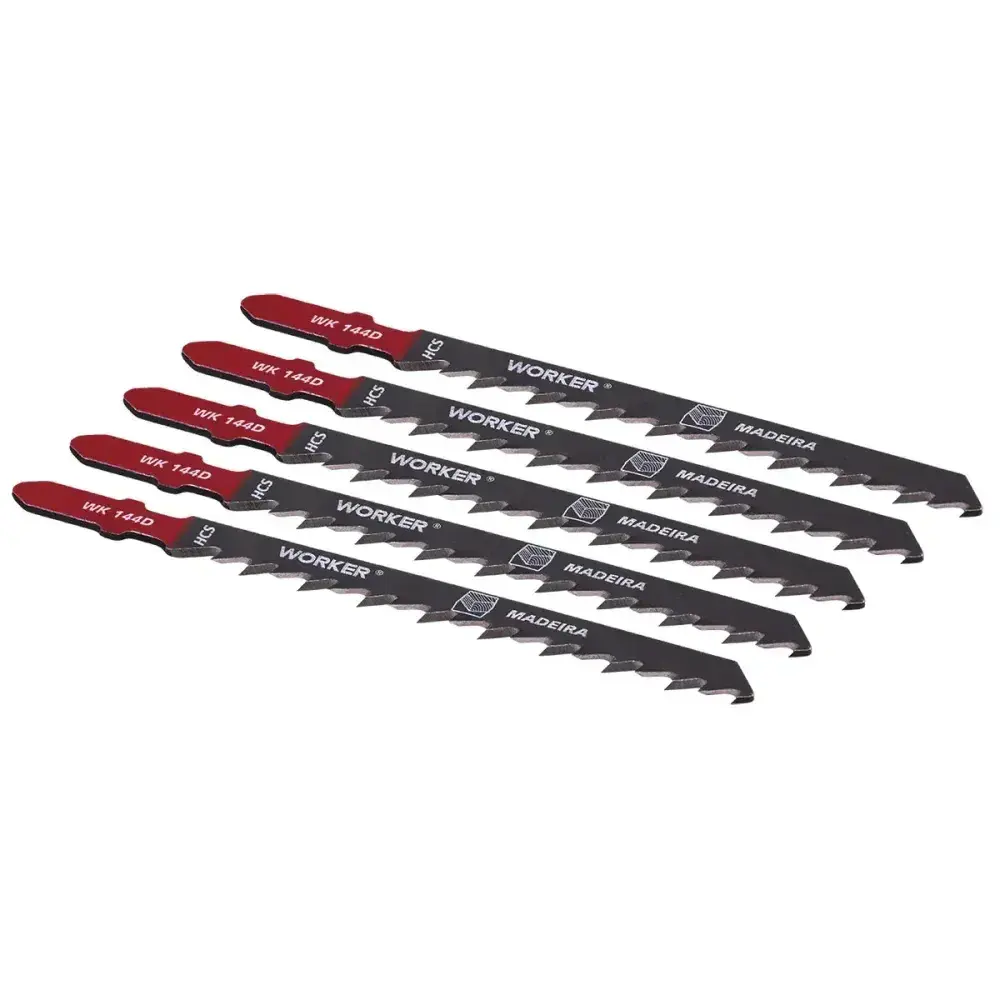 Lâmina para serra tico 6 dentes 100MM 5 peç Worker — fotografia 5