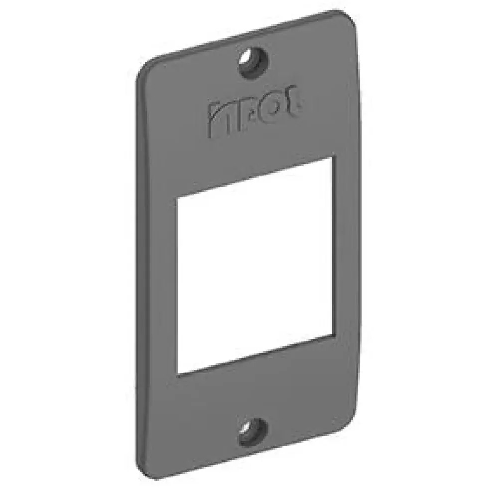 Tampa de interruptor pvc 3/4 2P cinza Inpol