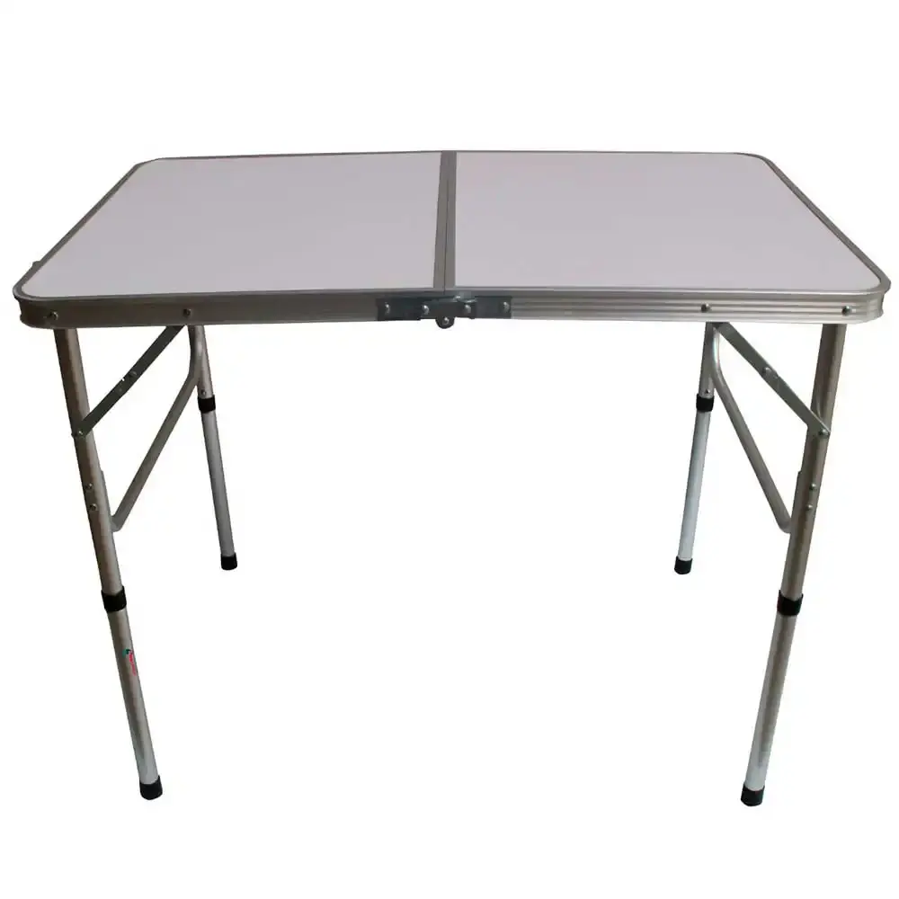 Mesa Dobrável Alumínio 90 x 60 cm Vira Maleta IMPORTWAY