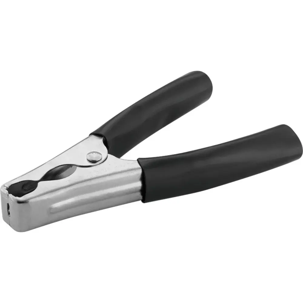 Garra jacaré clip 200A grande preto 5 peç da Worker