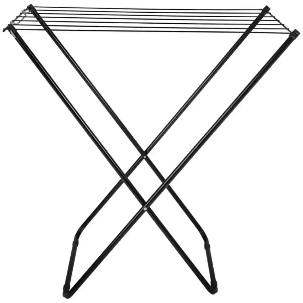 Varal de Chão Slim 79 x 42 x 79 CM Preto 6215 MOR — fotografia de referência