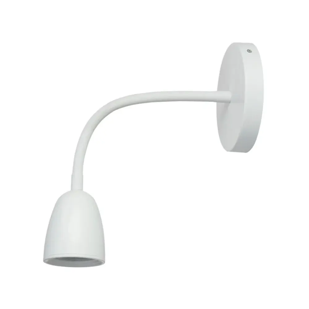 Luminária arandela direct 4W 3000K branca articulável Taschibra