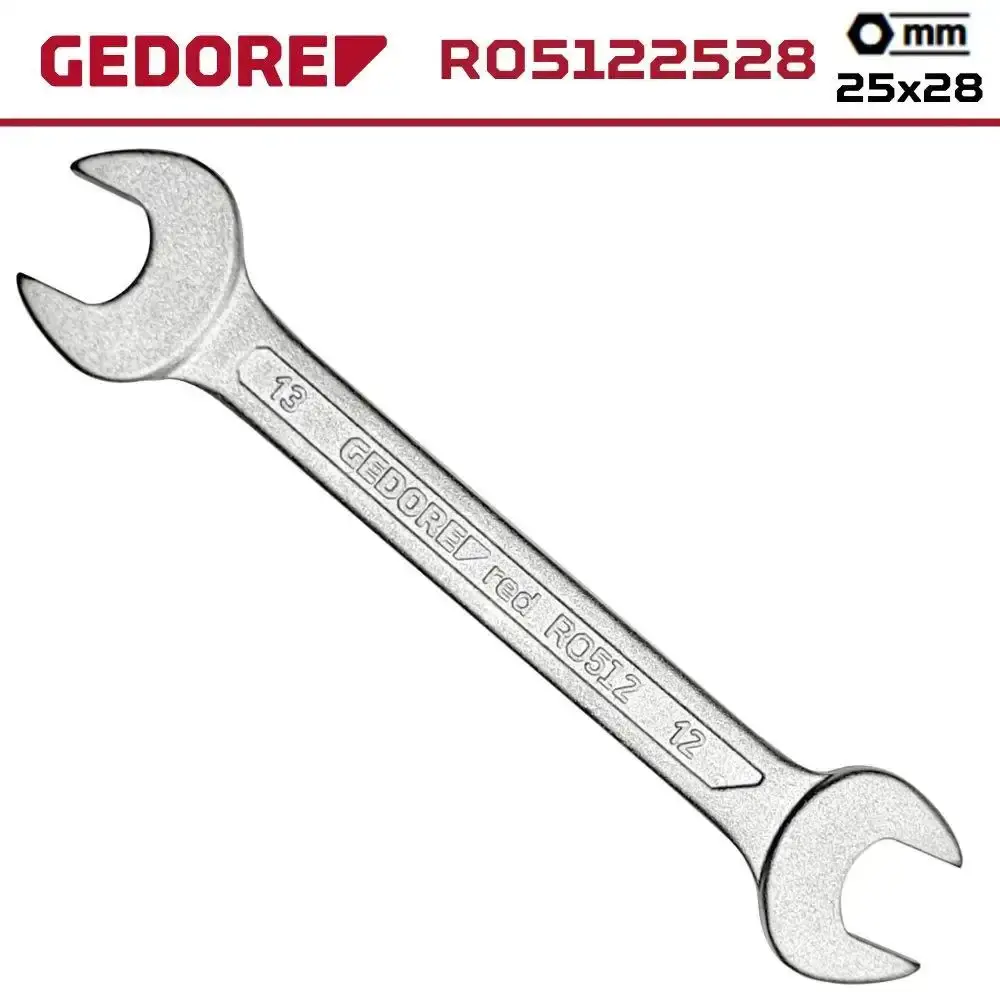 Chave Fixa MM 25 x 28 R05122528 GEDORE RED — fotografia 5
