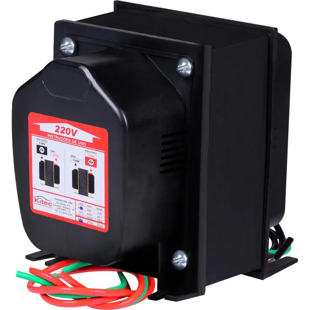 Autotransformador tripolar 6.000VA 4600W bivolt Kitec — fotografia 5