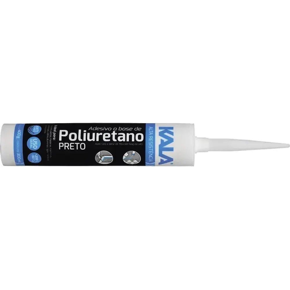Adesivo selante de poliuretano preto 400G Kala — fotografia 6