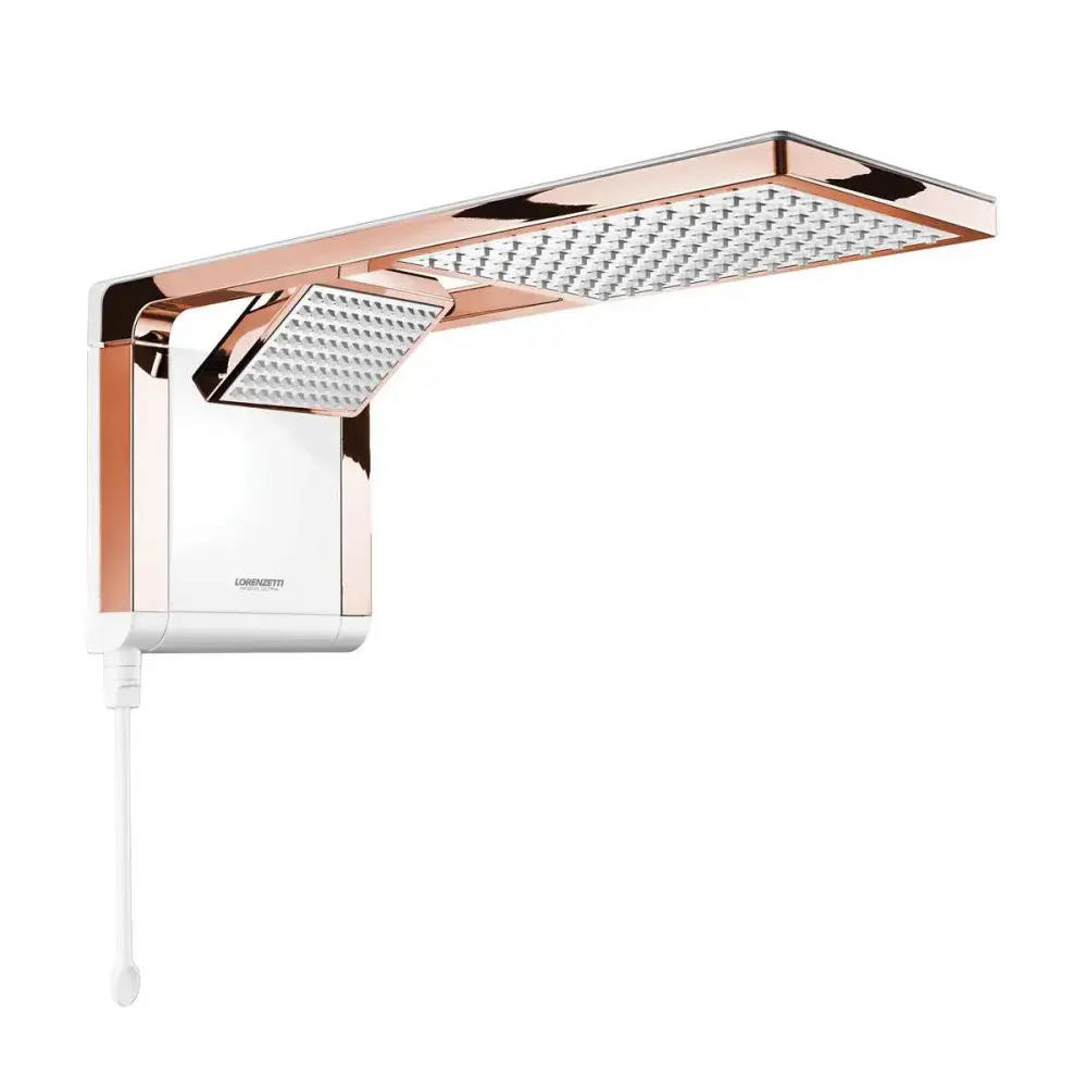 Chuveiro acqua duo 5500W 127V branco/rose lorenzetti Lorenzetti Duchas — fotografia de referência