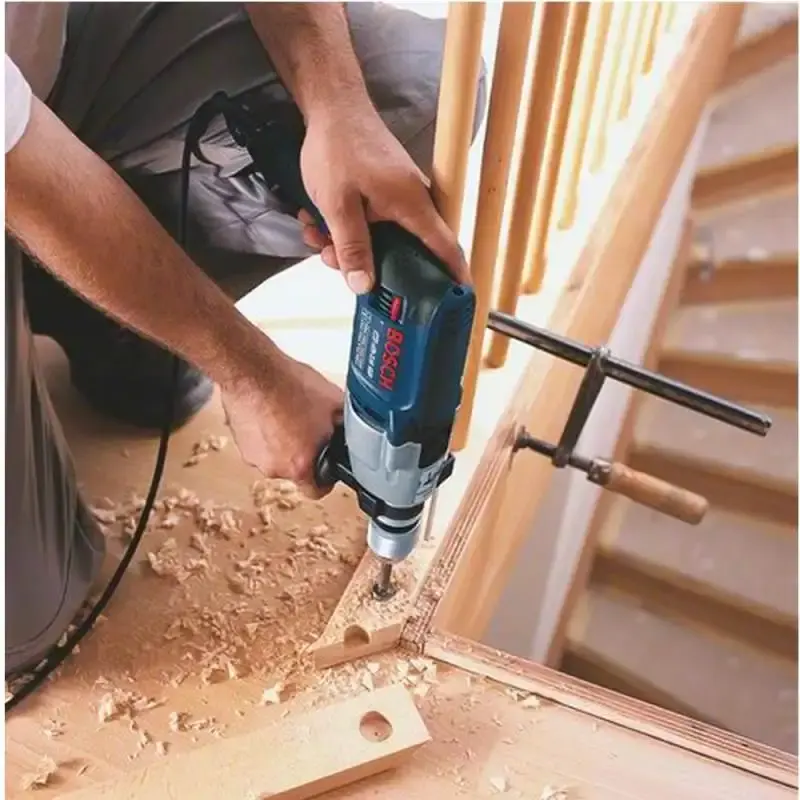 Furadeira industrial 1/2 POL com impacto 800W com reversão GSB 20-2RE Bosch 220 V — fotografia 4