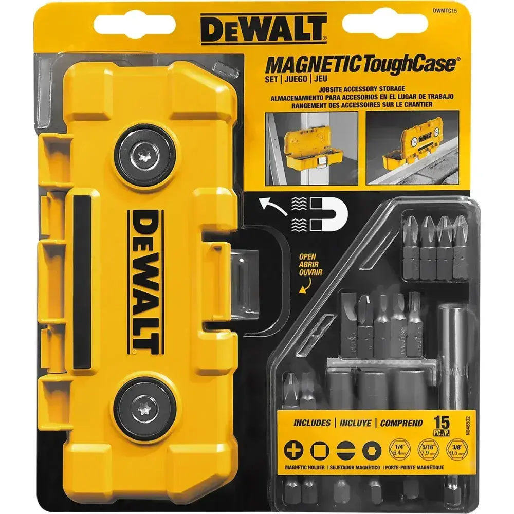 Jogo de ponta bits com estojo magnético com 15 peç Dewalt — fotografia 9