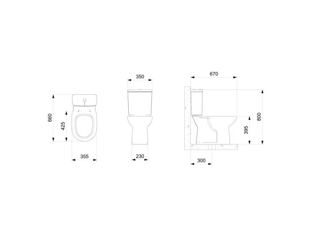 Kit bacia com caixa acoplada debba round 3/6L branco Roca — fotografia 4