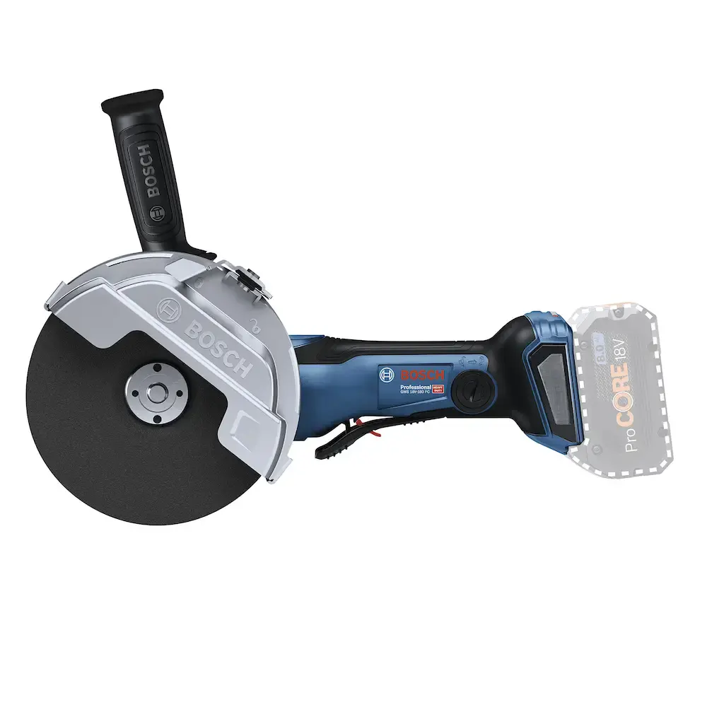 Esmerilhadeira 7 pol GWS 18V-180 PC brushless biturbo sem bateria Bosch — fotografia 4
