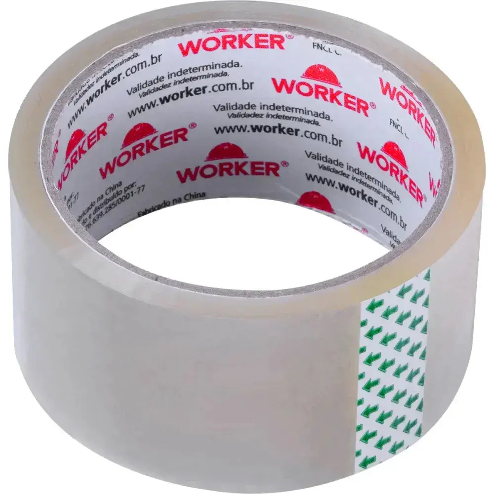 Fita para empacotamento 48MM x 45M transparente Worker — fotografia 5