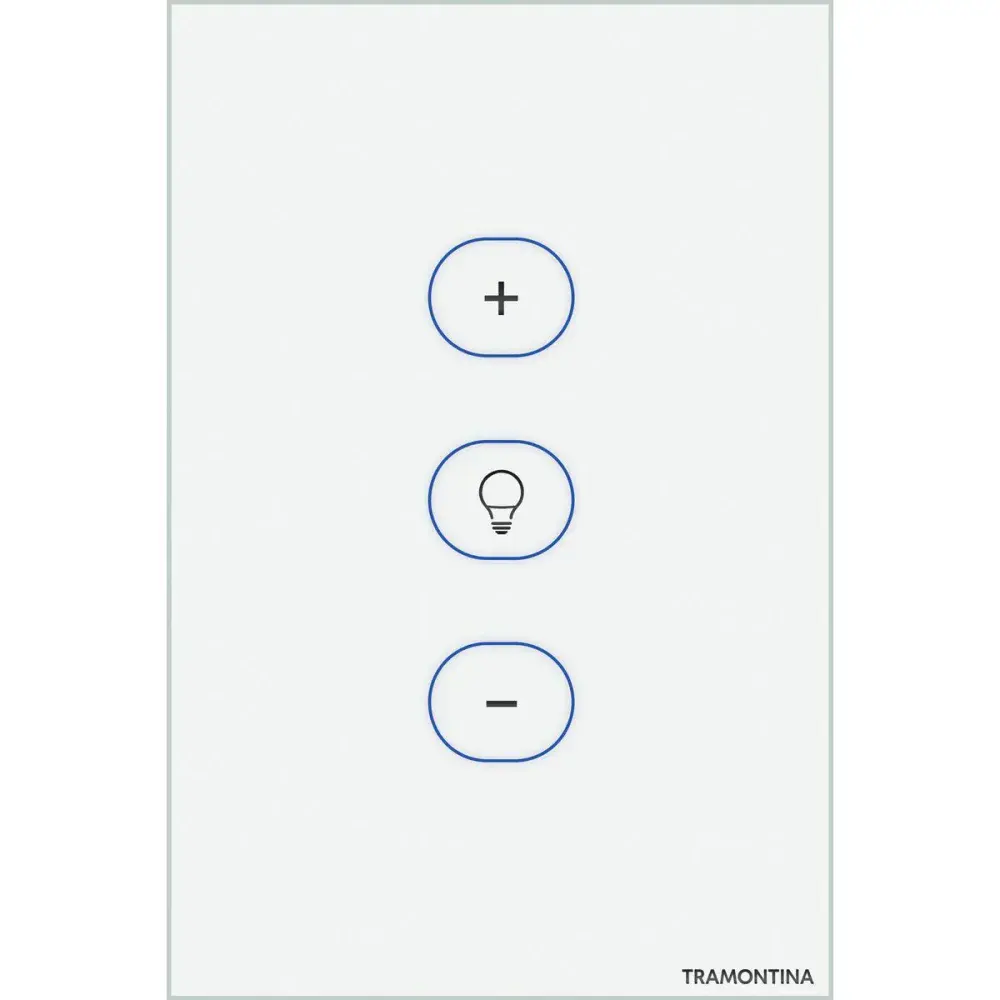 Dimmer touch smart wi-fi branco da Tramontina