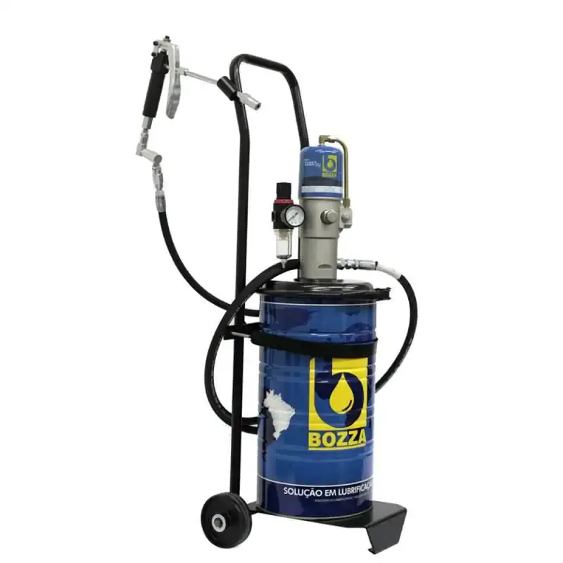 Bomba para graxa pneumática 14 KG com balde 11015-G4 Bozza