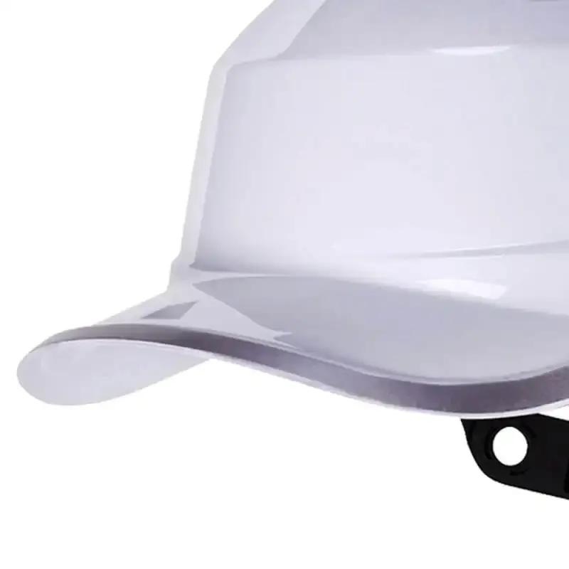 Capacete de segurança a/b aba frontal baseball diamond v branco botão de ajuste delta PL — fotografia 2