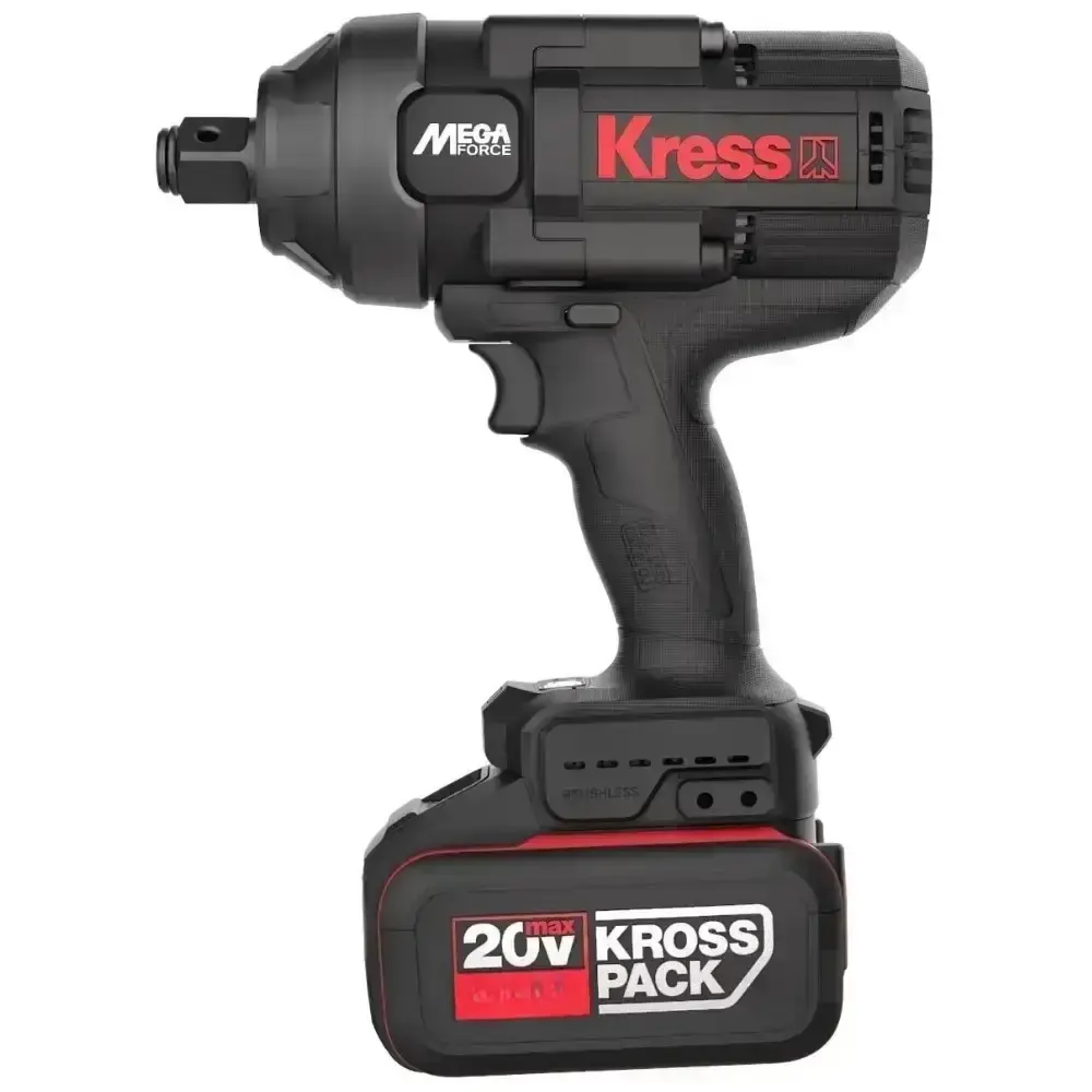 Chave de impacto 3/4 POL com carregador e bateria 20V 4AH Kress