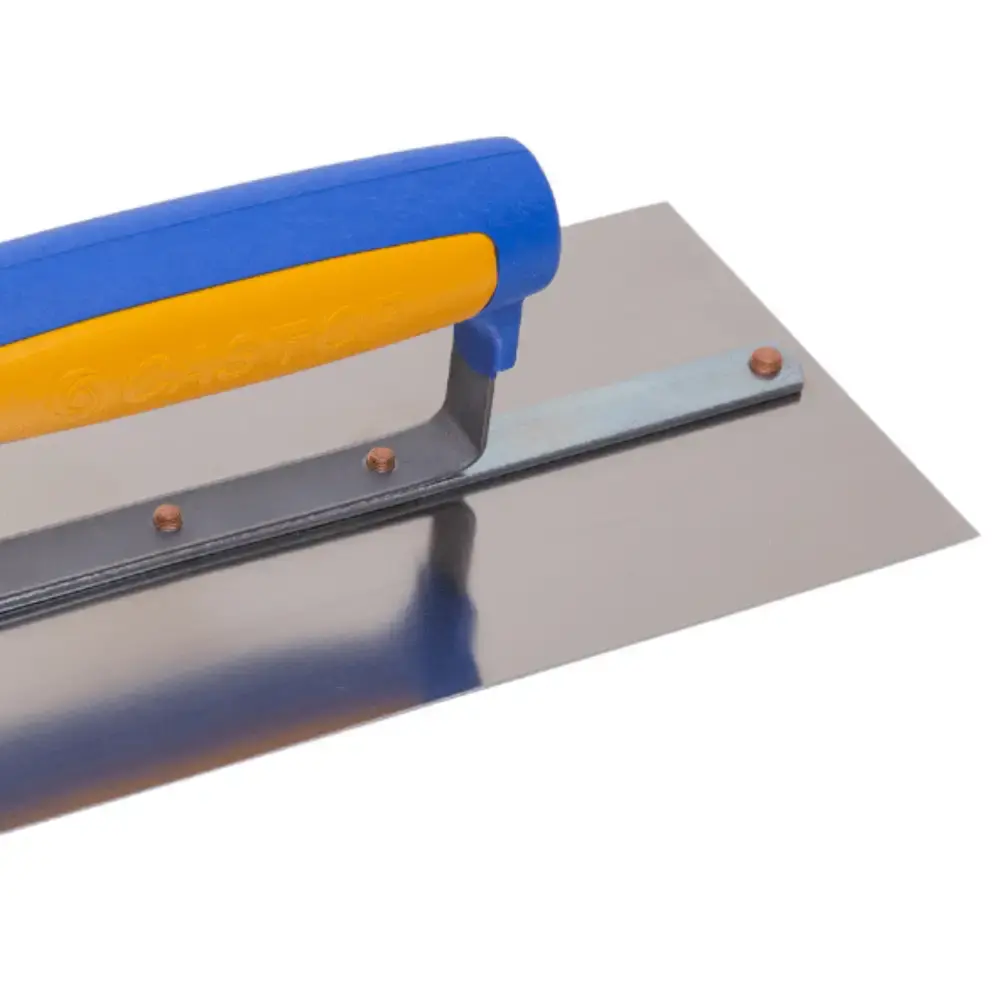Desempenadeira de aço inox para gesso 12X30 CM 222 Castor — fotografia 4