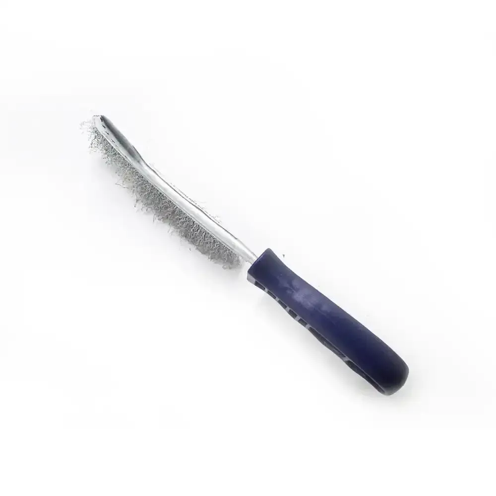 Escova de aço manual com cabo plástico 7274 Brasfort — fotografia 3