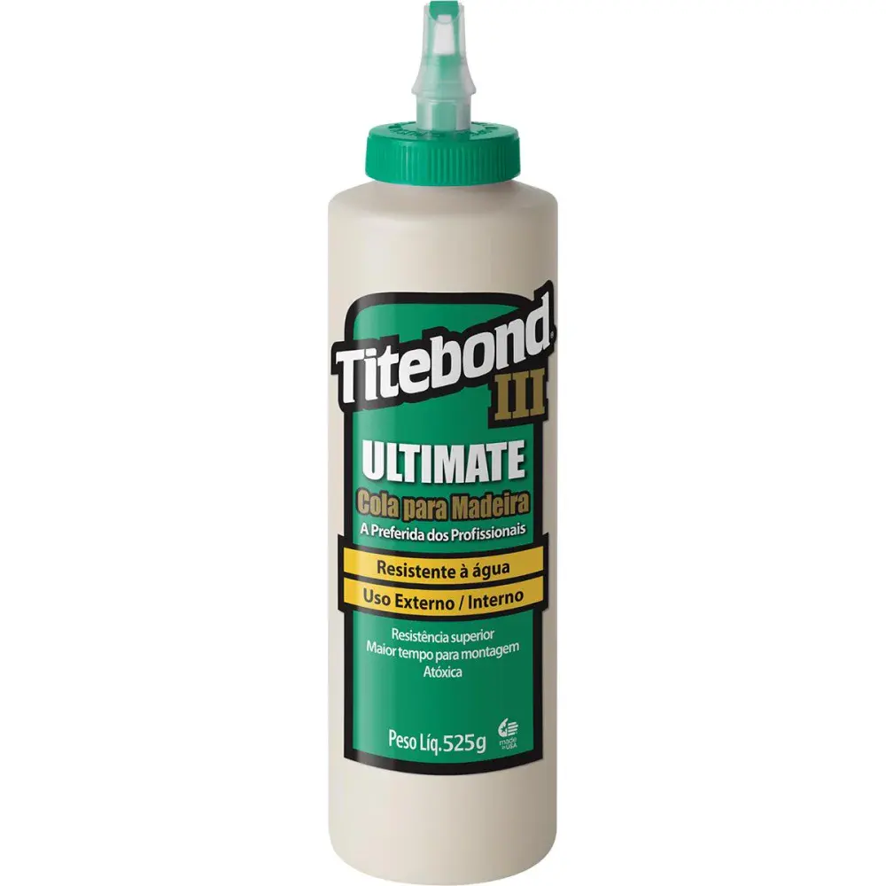 Cola para madeira iii ultimate à base de água 525G Titebond