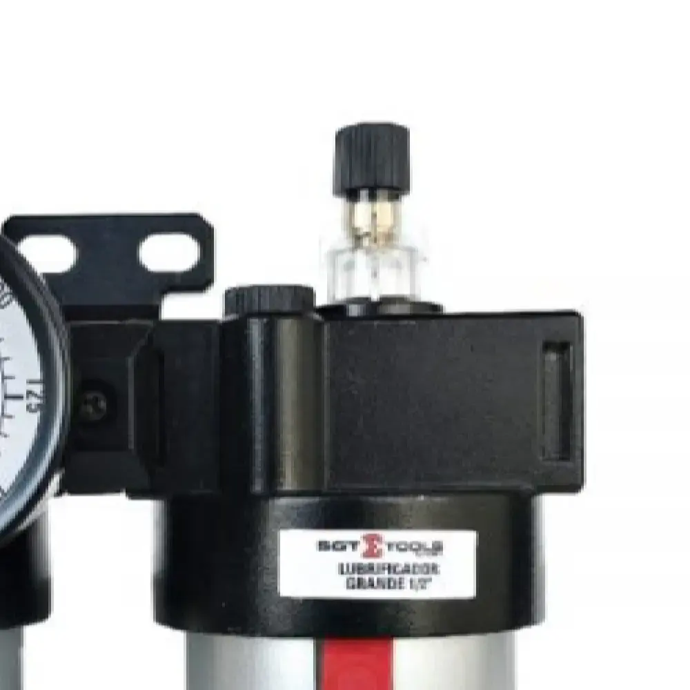 Filtro de ar lubrificador regulador 1/2 POL 2800 l/min FRL-01 SGT — fotografia 5