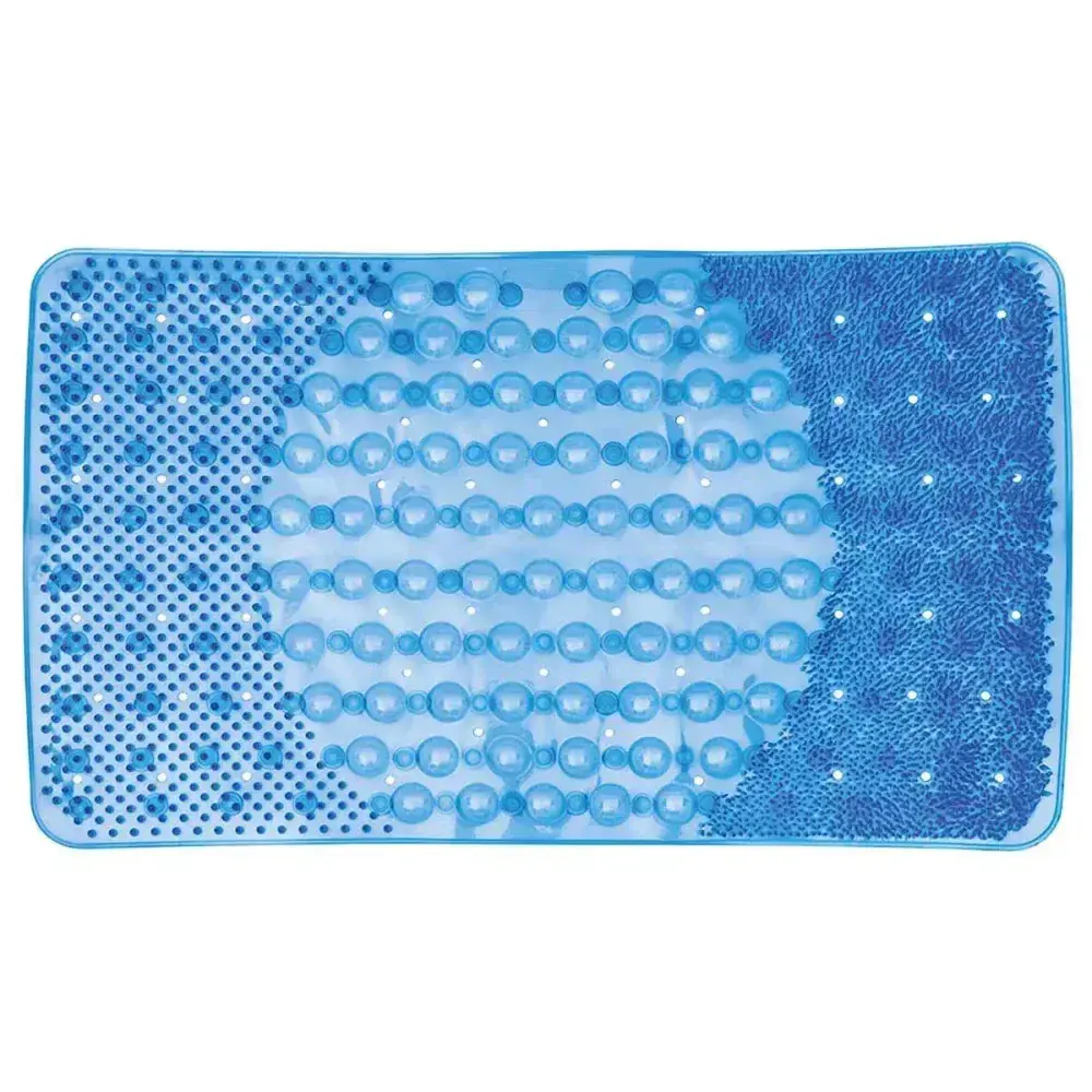 Tapete box banheiro Kala 67X37CM azul — fotografia 2