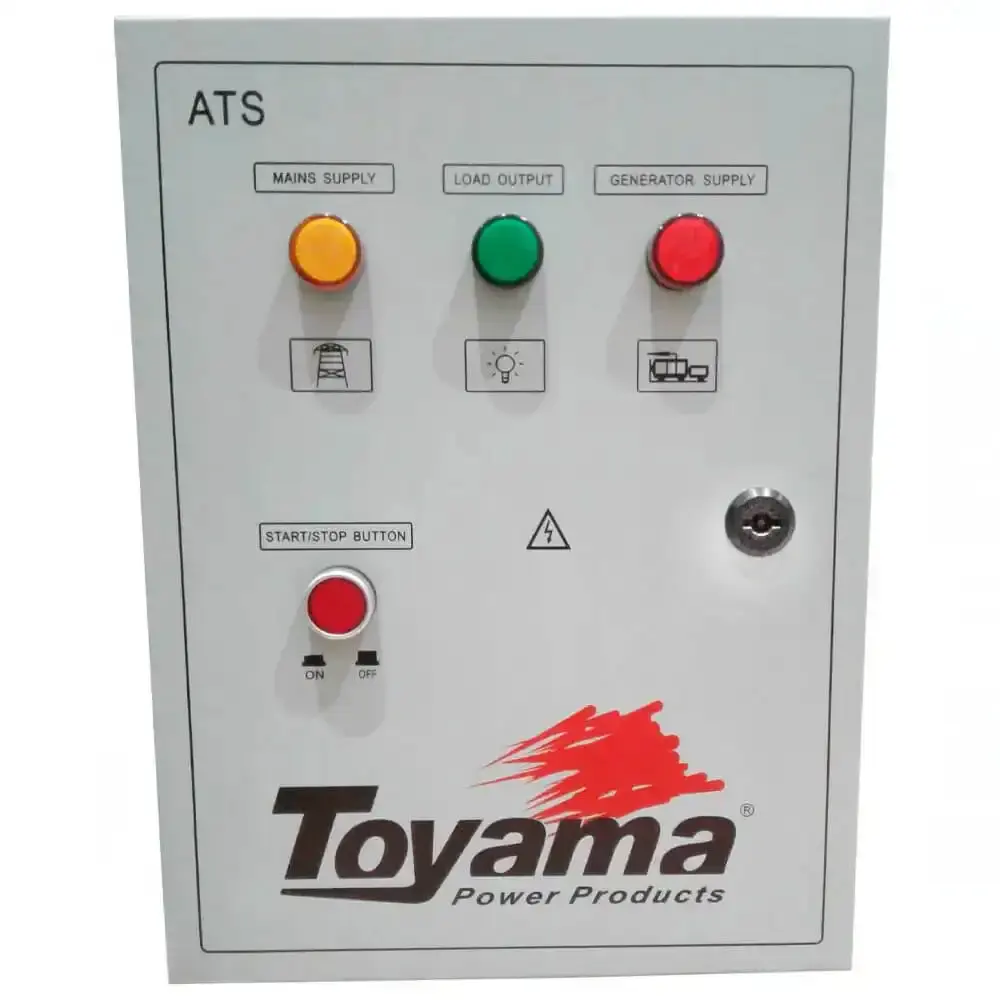 Painel ATS de transferência para gerador 12KW trifásico ATS12T220-N Toyama 220 V — fotografia de referência