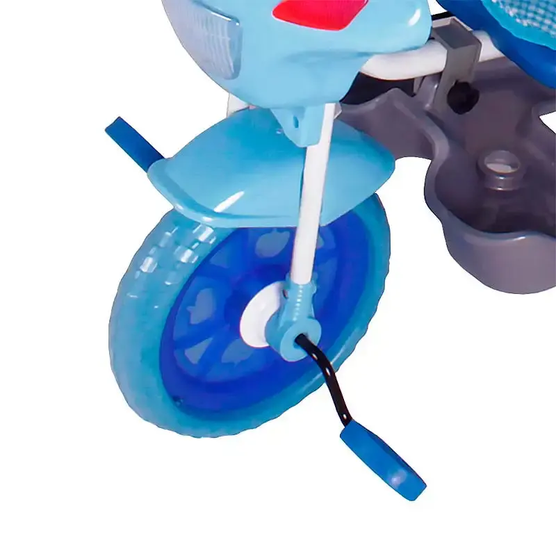 Triciclo infantil moto com capota azul BEL BEL FIX — fotografia 6