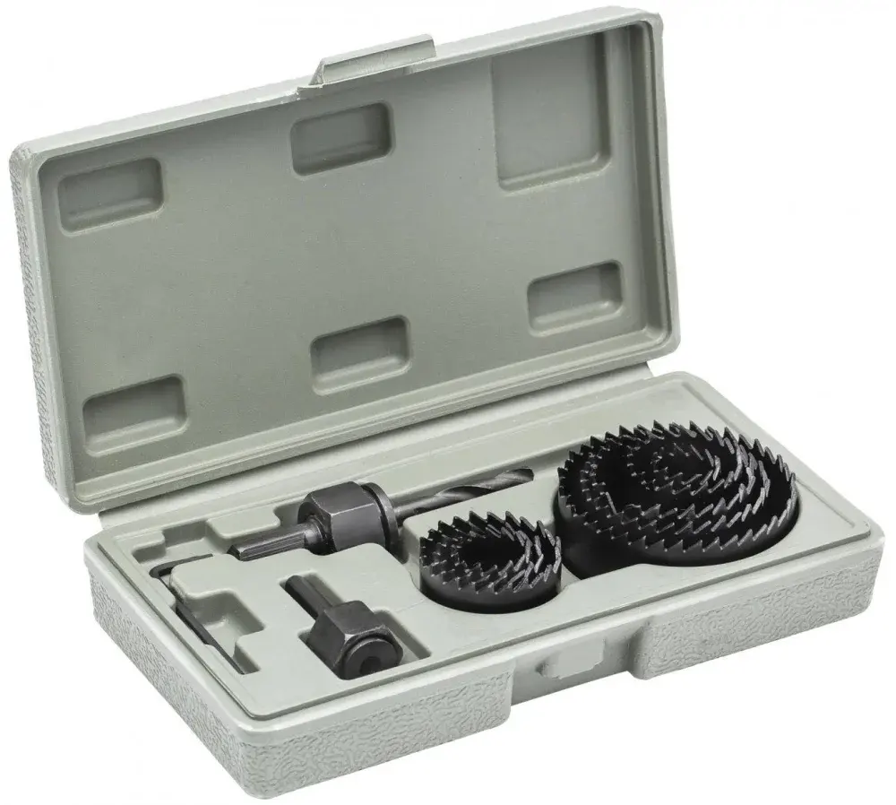 Jogo de serra copo revestido em titânio com 11 peç Worker — fotografia 2