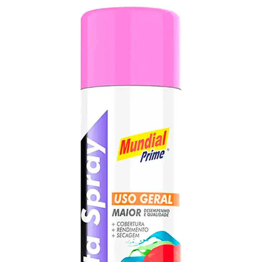 Tinta spray 400ML rosa 02 uni mundial prime — fotografia 2