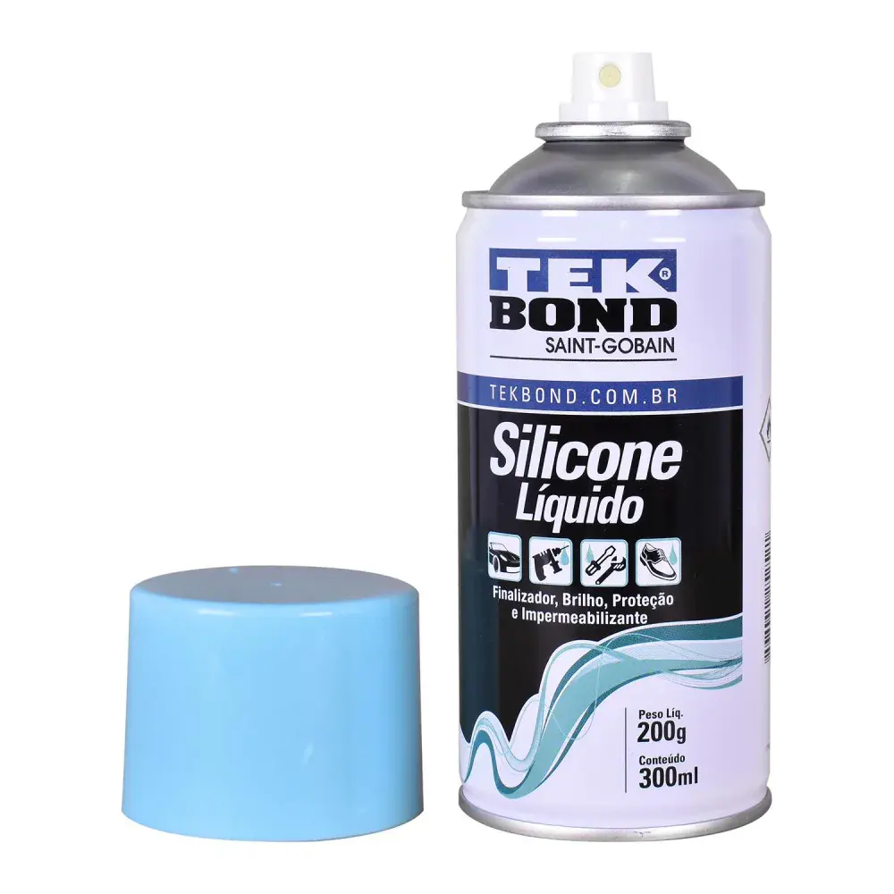 Silicone lubrificante aerossol desmoldante 300ML Tekbond — fotografia 2