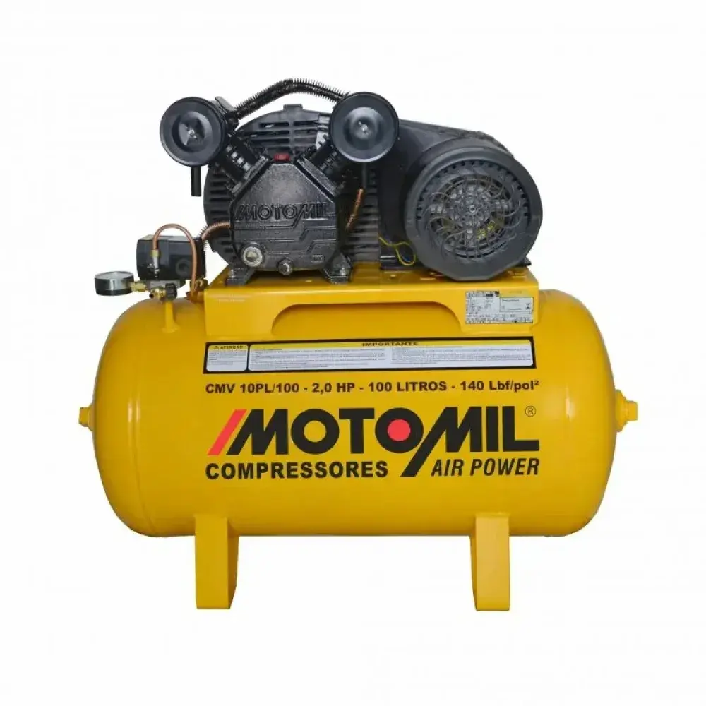 Compressor profissional leve CMV-10PL/100A 127V MotoMil — fotografia 3