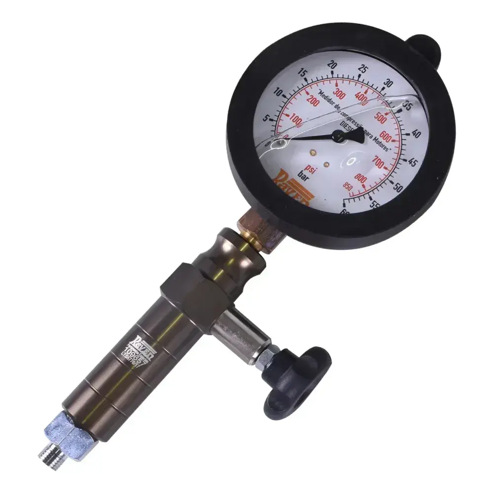 Kit para teste de compressão de motores diesel Raven — fotografia 9