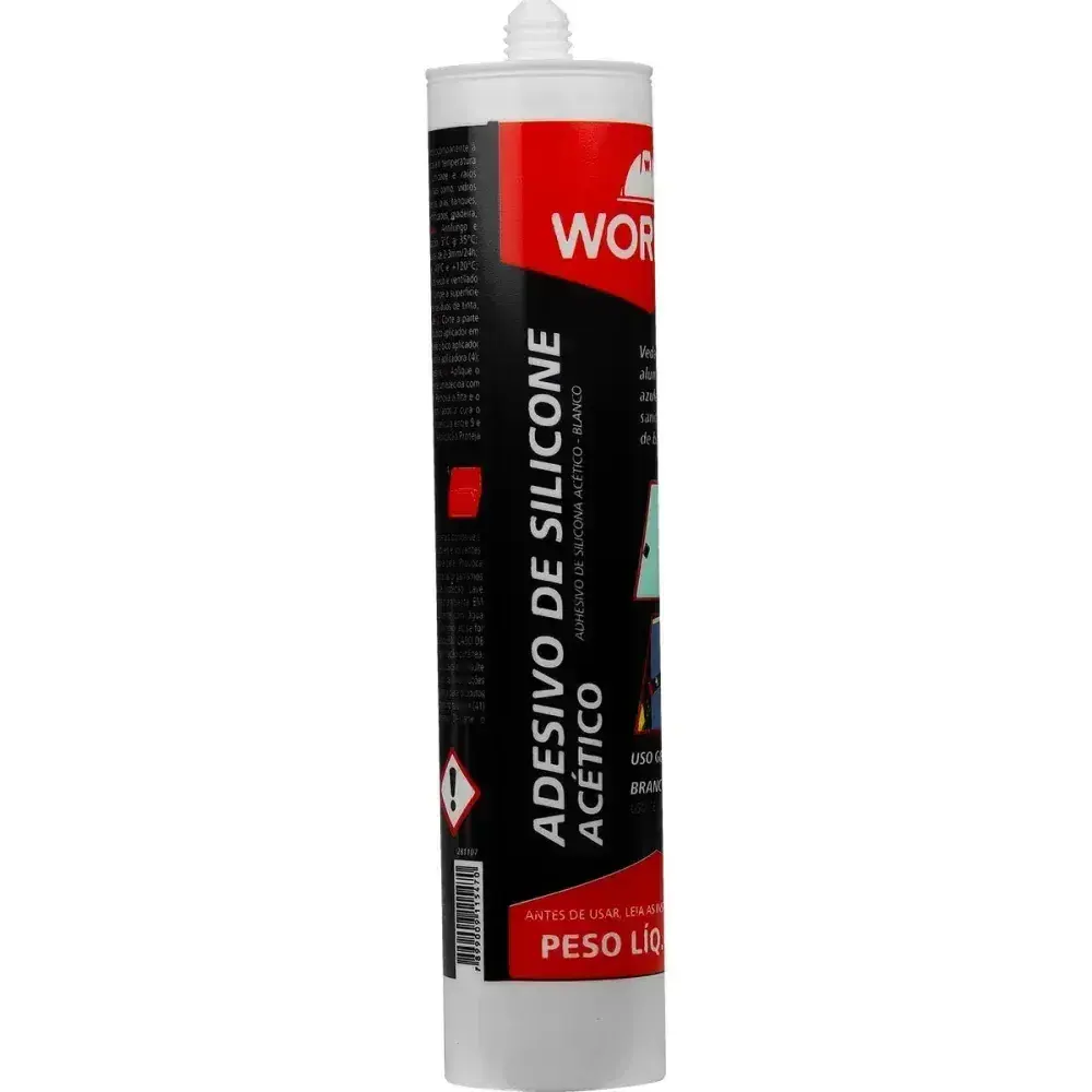 Silicone uso geral branco 280G Worker — fotografia 8