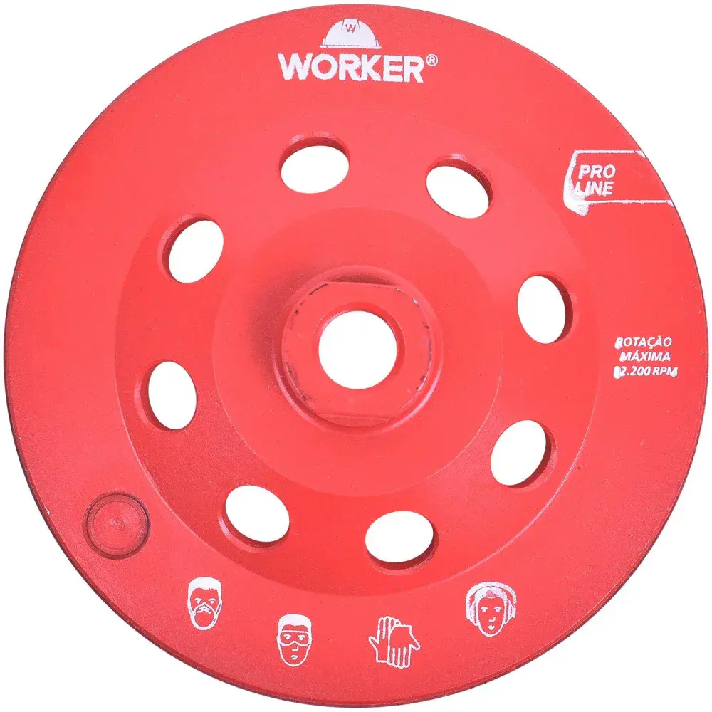 Rebolo diamantado 115MM x 20MM Worker — fotografia 4