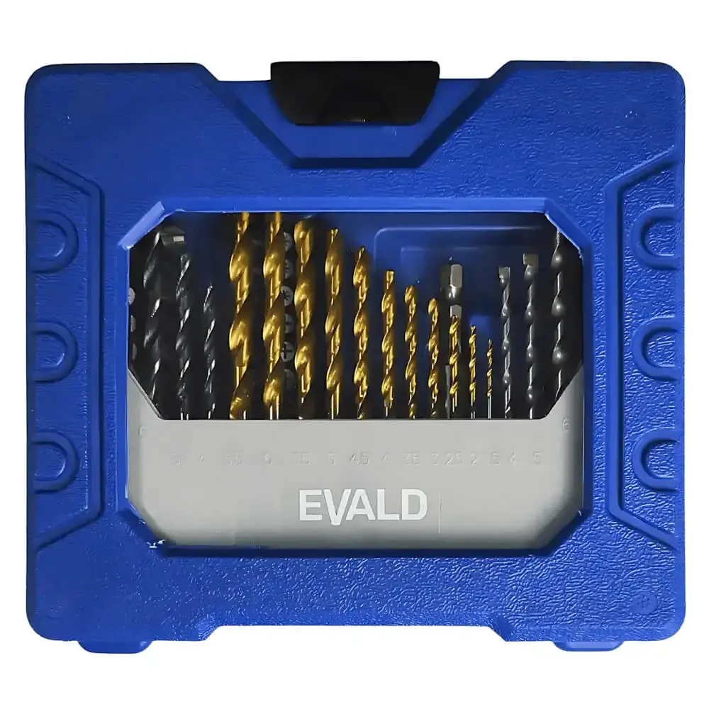 Parafusadeira a bateria 12V bivolt PFE-12EV com maleta e kit brocas 41 pçs EV-EBB41 Evald — fotografia 6