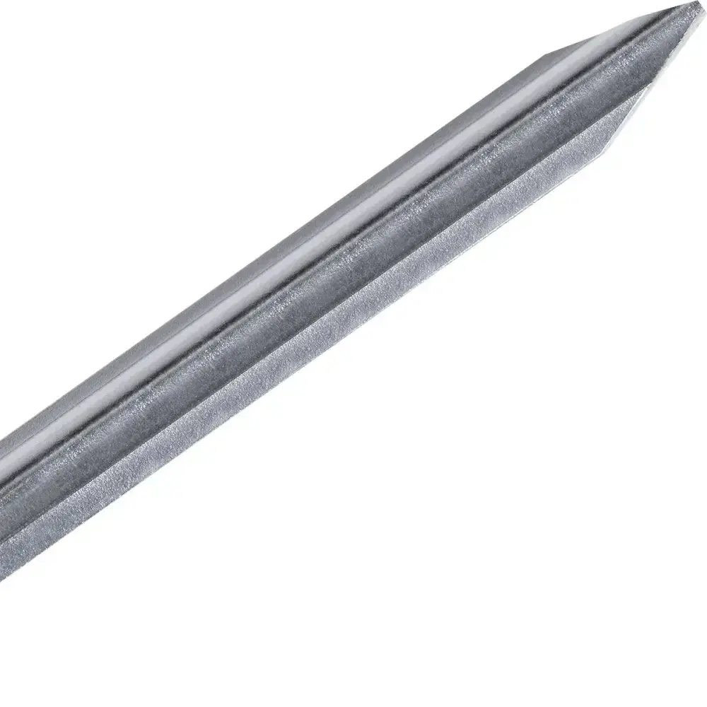 Espeto simples de chapa galvanizada com cabo de madeira 75CM Kala — fotografia 6