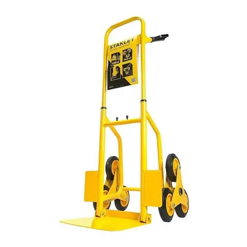 Carrinho de transporte armazém dobrável 3 rodas 120 KG STST98370-BR Stanley
