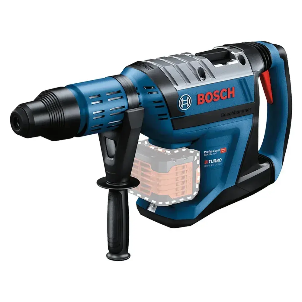 Martelo perfurador demolidor biturbo gbh 18V-45 c Bosch — fotografia 6