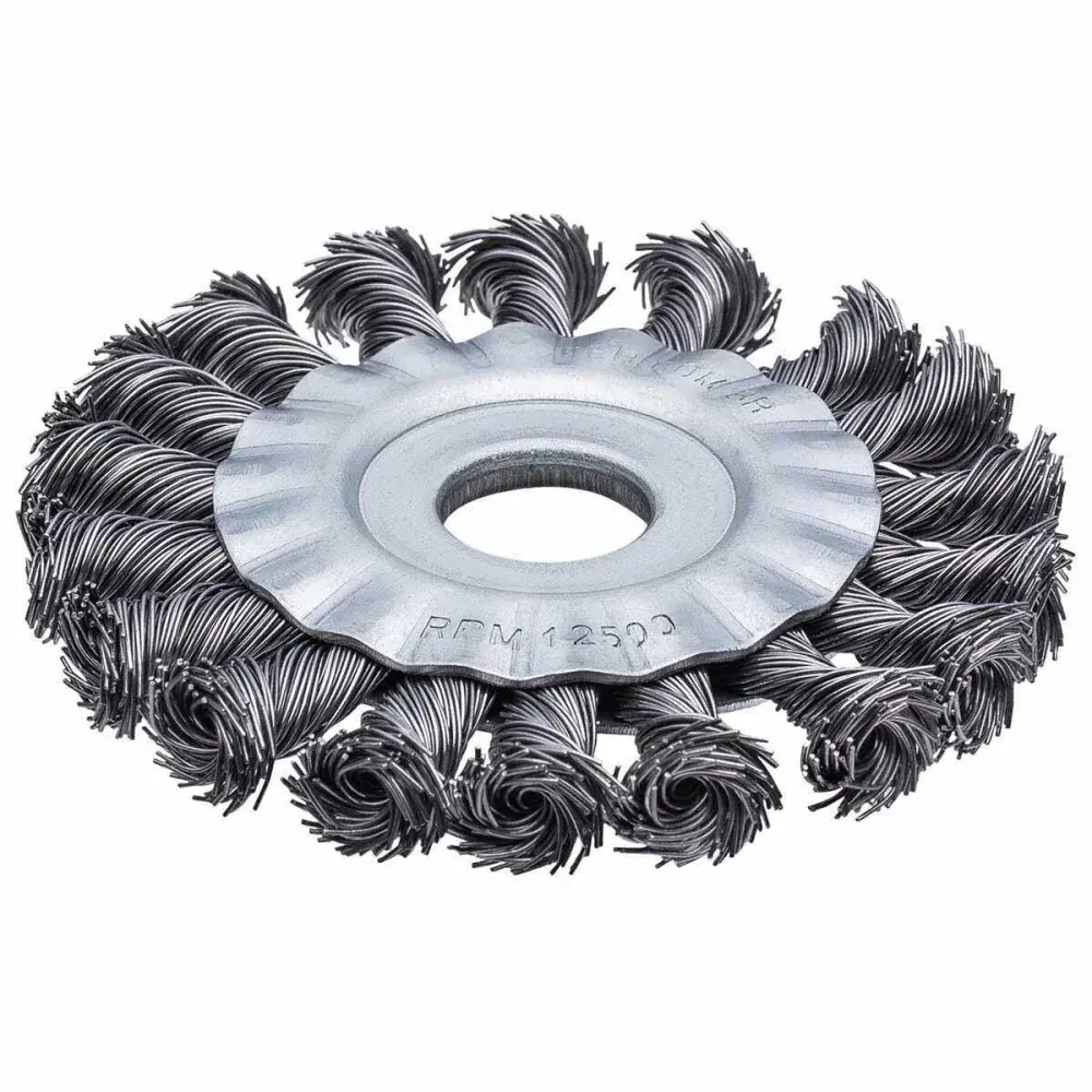 Escova circular entrançado aço carb 4.1/2X1/2 Kala — fotografia de referência