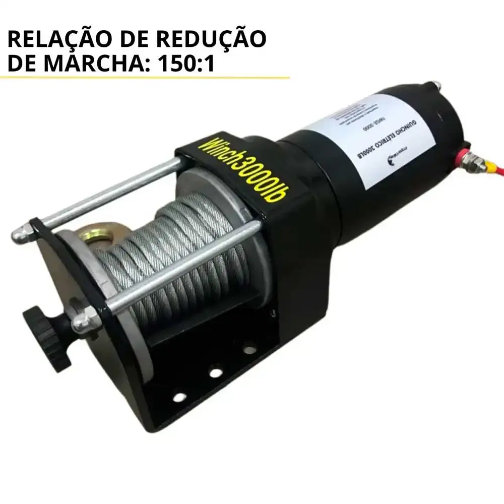 Guincho elétrico com cabo 6M 3000LBS 1361KG ImportWay — fotografia 8
