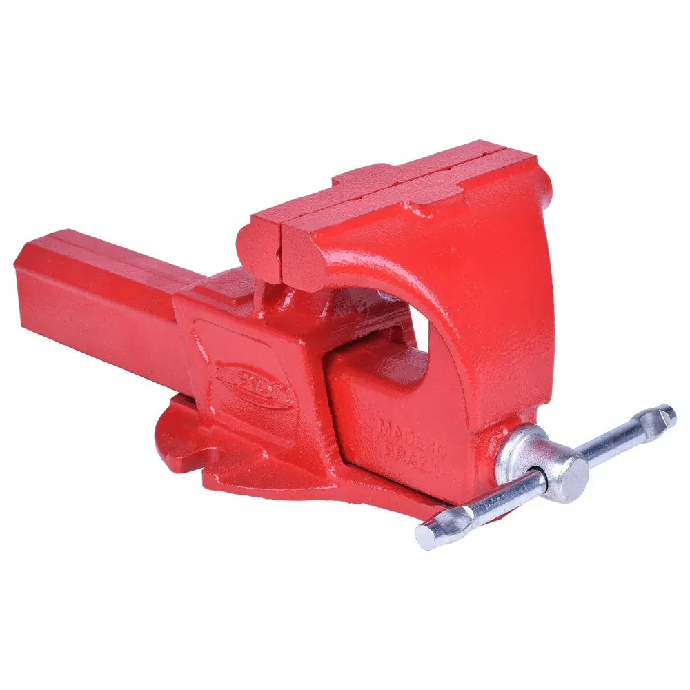 Torno de bancada NR4 mordente fixo Metalsul