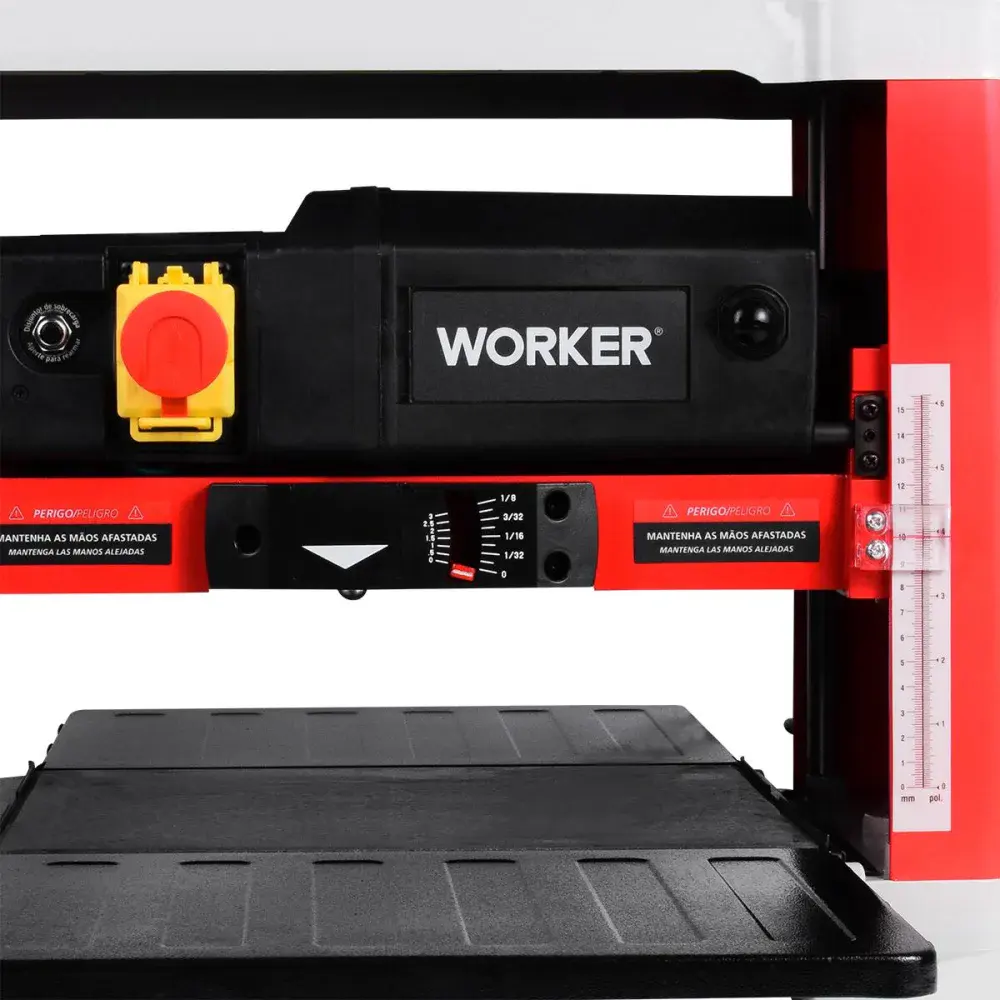 Plaina desengrossadeira 13" 1500W Worker 127V — fotografia 7