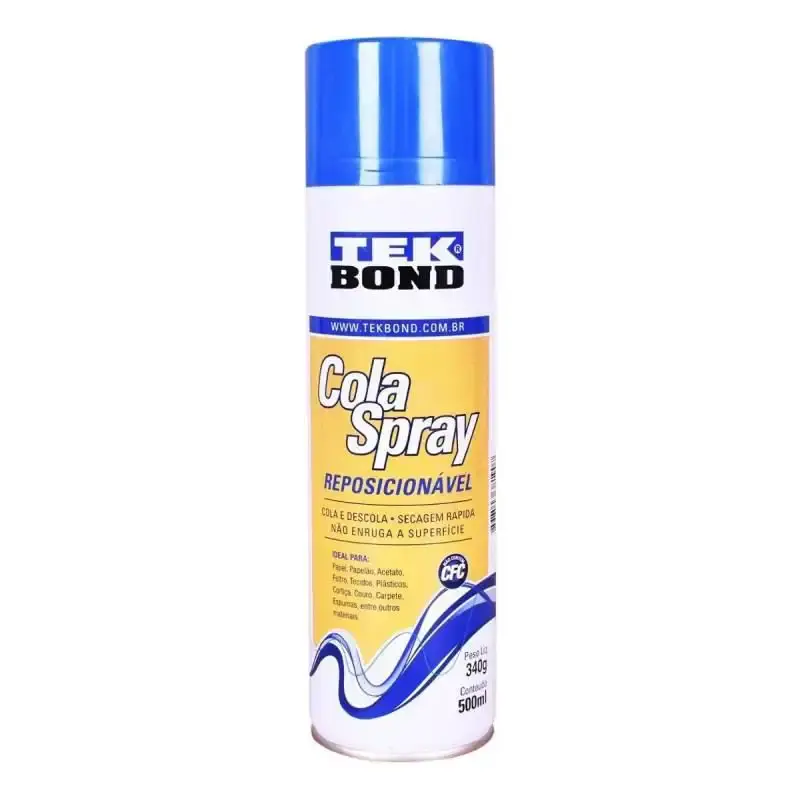 Cola spray reposicionável 340 GR Tekbond — fotografia de referência