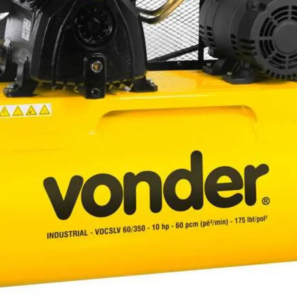 Compressor de ar 15,0CV trifásico VDCSLV-60/350 industrial Vonder — fotografia 3