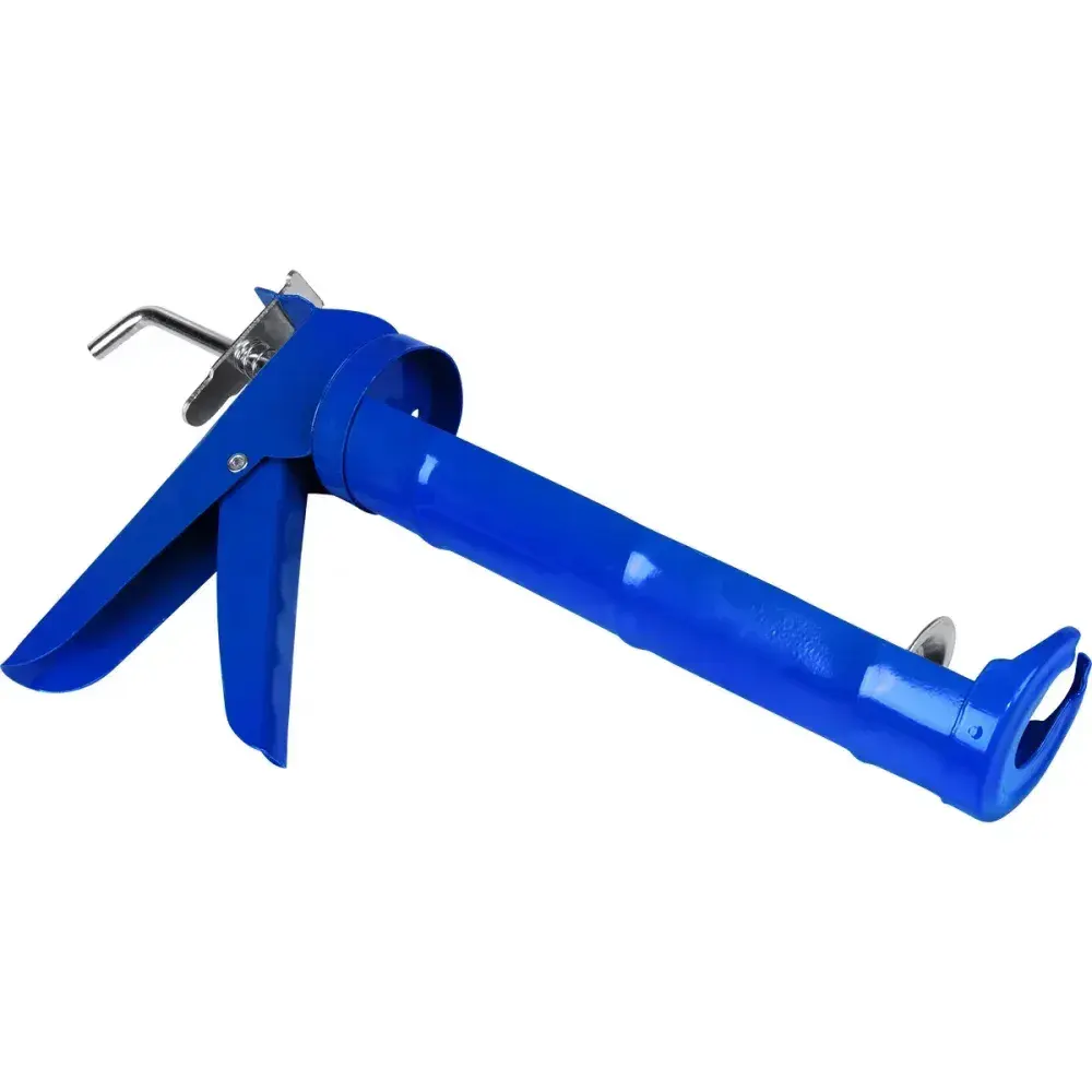 Pistola aplicadora de silicone azul metálica 9 Kala — fotografia 9