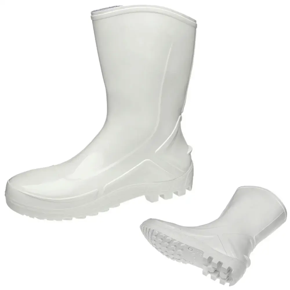 Bota ocupacional impermeável vulcaflex galocha PVC 110VFLEX BR | 700452 branca Marluvas 37