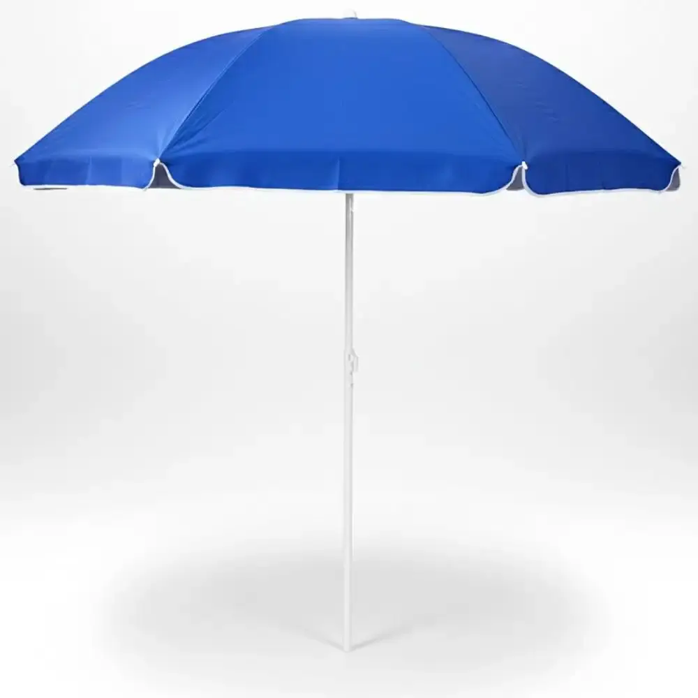 Guarda sol grande 1,80 metros poliéster FPS50 com bolsa Zelt Azul e Branco — fotografia 9