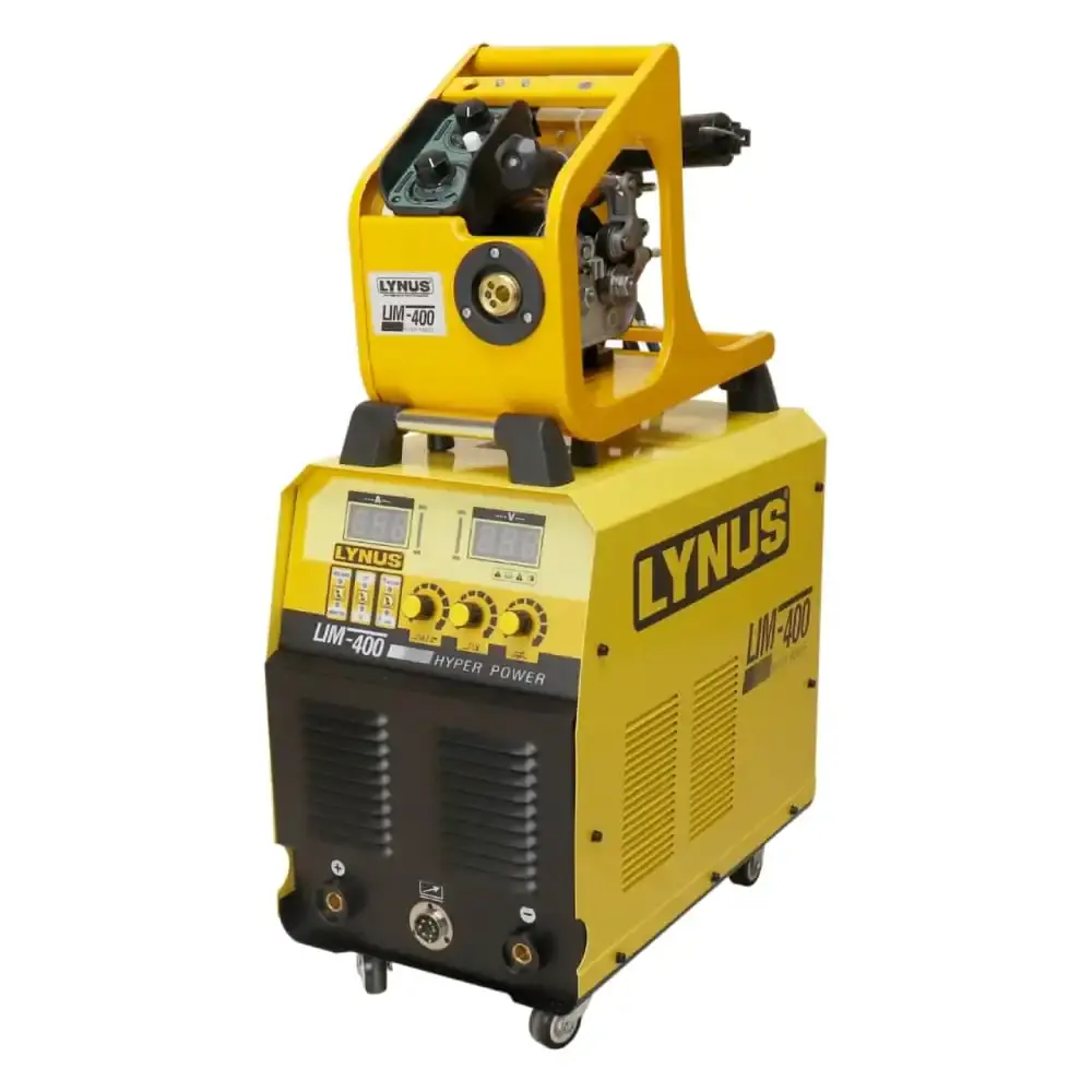 Máquina solda inversora multiprocessos LIM-400HP trifásico 220V | 380V Lynus — fotografia de referência